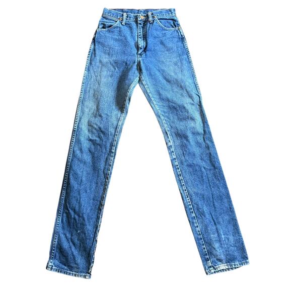 Wrangler Dark Blue Jeans Made in USA - 36 - Picture 1 of 5